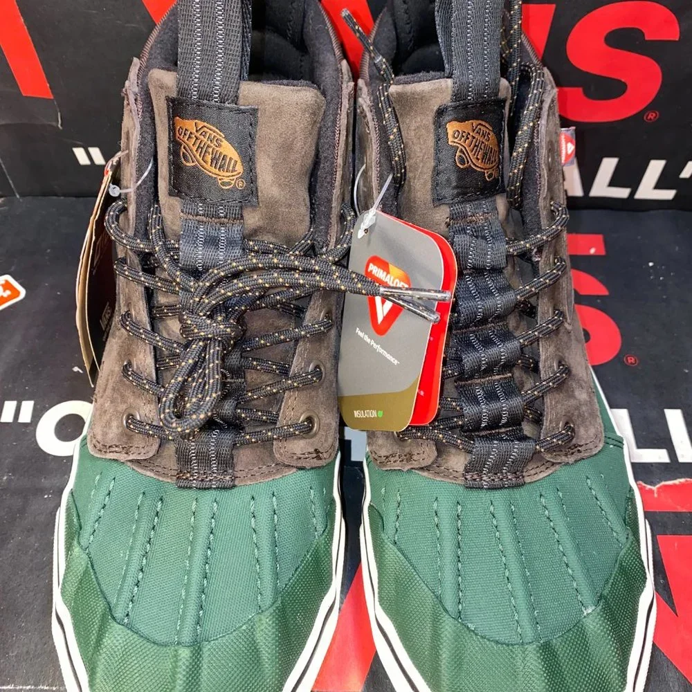 Vans Sk8-HI Del Pato MTE-2 All Weather Brown & Green Men's 7.5 VN0A5JMNBGS